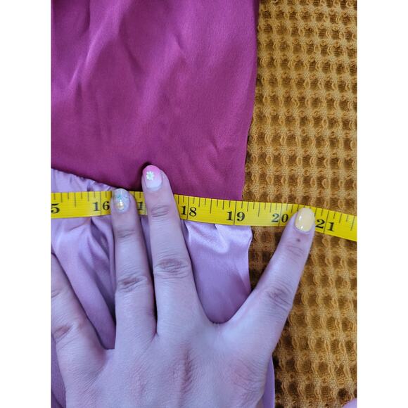 Anthropologie Porridge Colorblock V-Neck Balloon Sleeve Midi Dress NWT L $170 - Picture 7 of 8